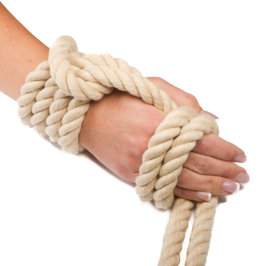 Super Soft Triple-Strand 1/2 Inch Twisted Cotton Rope by The Foot