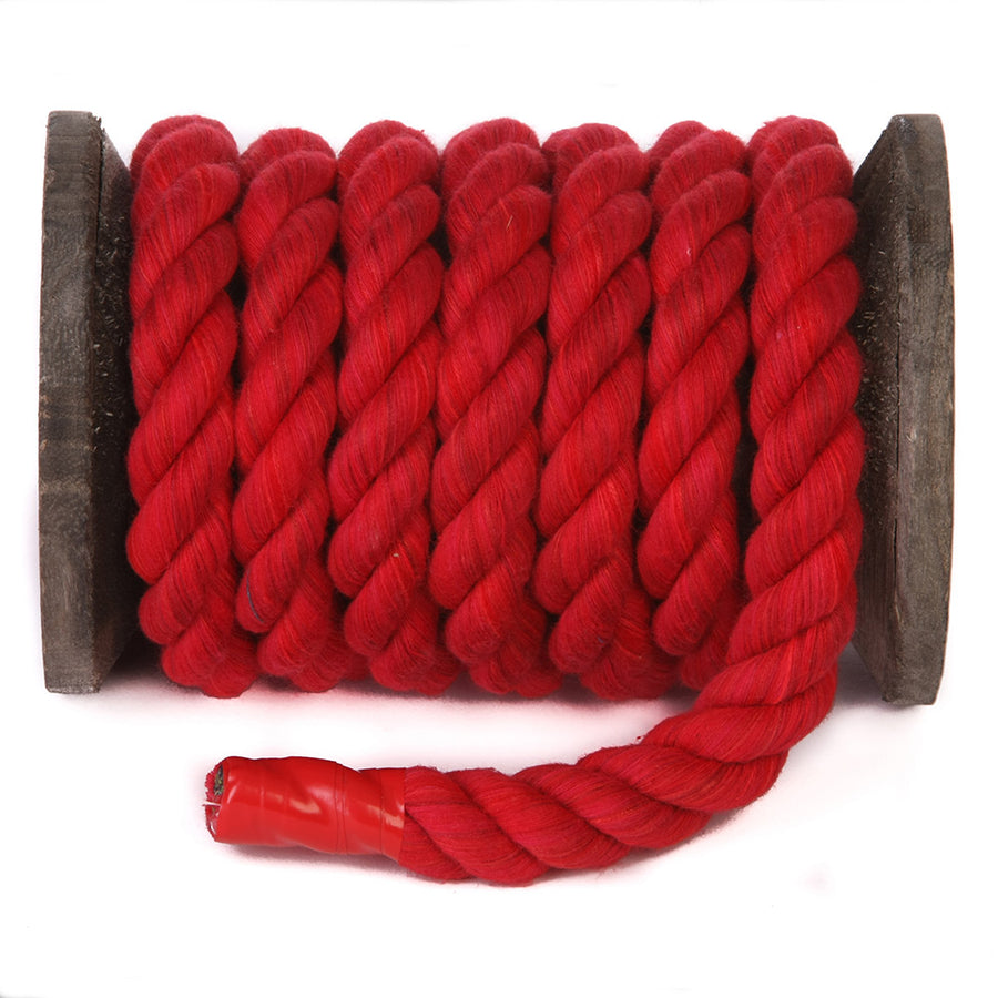 Twisted Cotton Rope - 1/4 Inch Rope in 10, 25, 50, and 100 Feet